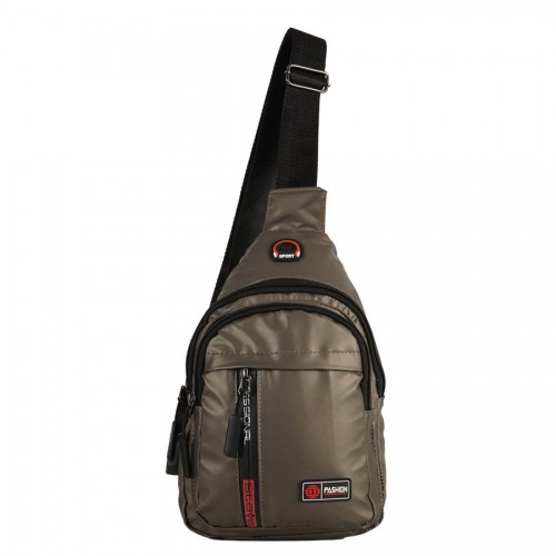 ΑΝΔΡΙΚΟ ΣΑΚΙΔΙΟ-BODY BAG ΑΔΙΑΒΡΟΧΟ ΜΕ ΘΥΡΑ USB ΧΡΥΣΑΦΙ