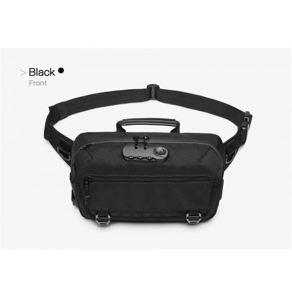 OZUKO ΑΝΔΡΙΚΟ ΤΣΑΝΤΑΚΙ ΜΕΣΗΣ ΜΑΥΡΟ 9257