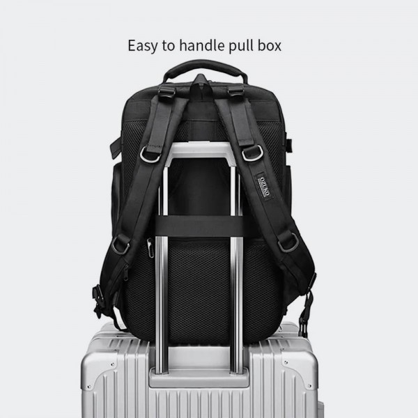 OZUKO ΑΝΔΡΙΚΟ ΣΑΚΙΔΙΟ ANTITHEFT ΜΑΥΡΟ 9309 L