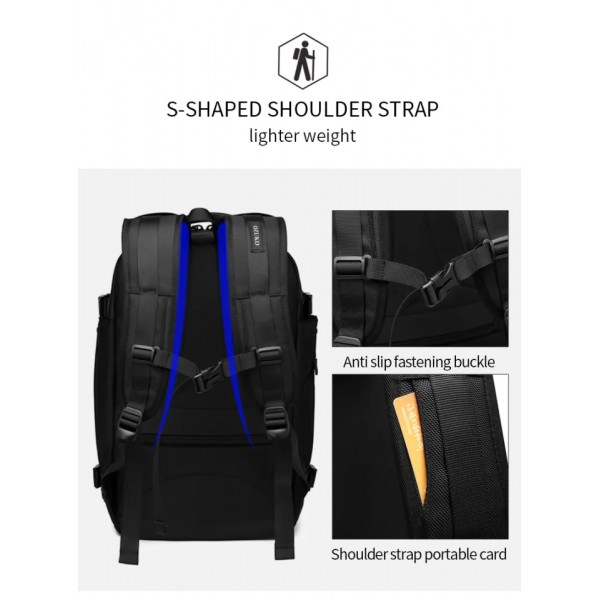 OZUKO ΑΝΔΡΙΚΟ ΣΑΚΙΔΙΟ ΜΑΥΡΟ 9405 L