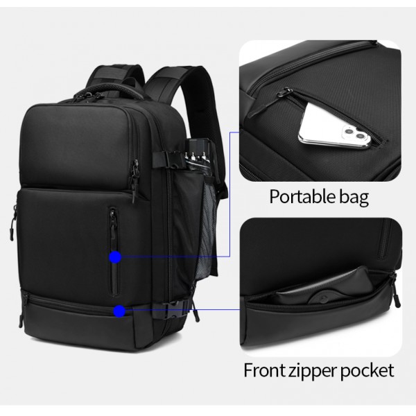 OZUKO ΑΝΔΡΙΚΟ ΣΑΚΙΔΙΟ ΜΑΥΡΟ 9405 L