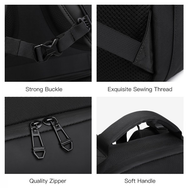 OZUKO ΑΝΔΡΙΚΟ ΣΑΚΙΔΙΟ  ΜΑΥΡΟ 9640