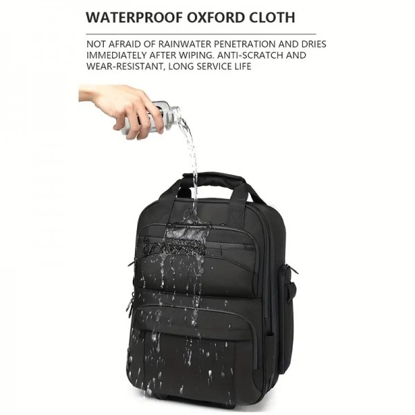 OZUKO ΣΑΚ ΒΟΥΑΓΙΑΖ (TROLLEY TRAVEL BAG BLACK) ΜΑΥΡΟ 9699