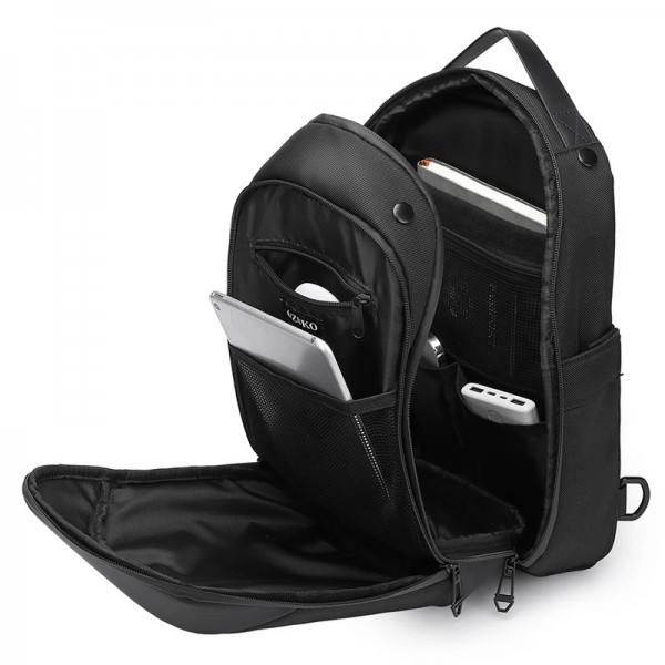 OZUKO ΑΝΔΡΙΚΟ ΣΑΚΙΔΙΟ CROSSBODY ΜΑΥΡΟ 9731