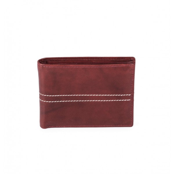 FETICHE LEATHER ΑΝΔΡΙΚΟ ΔΕΡΜΑΤΙΝΟ ΠΟΡΤΟΦΟΛΙ ΜΠΟΡΝΤΟ ΑΝ 5-974