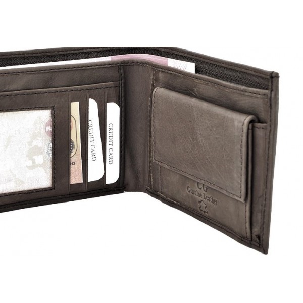 ΑΝΔΡΙΚΟ ΔΕΡΜΑΤΙΝΟ ΠΟΡΤΟΦΟΛΙ ΚΑΦΕ CG-9