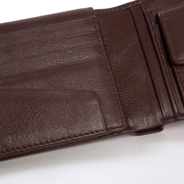 MARIO ROSSI ΑΝΔΡΙΚΟ ΔΕΡΜΑΤΙΝΟ ΠΟΡΤΟΦΟΛΙ RFID ΚΑΦΕ 1694