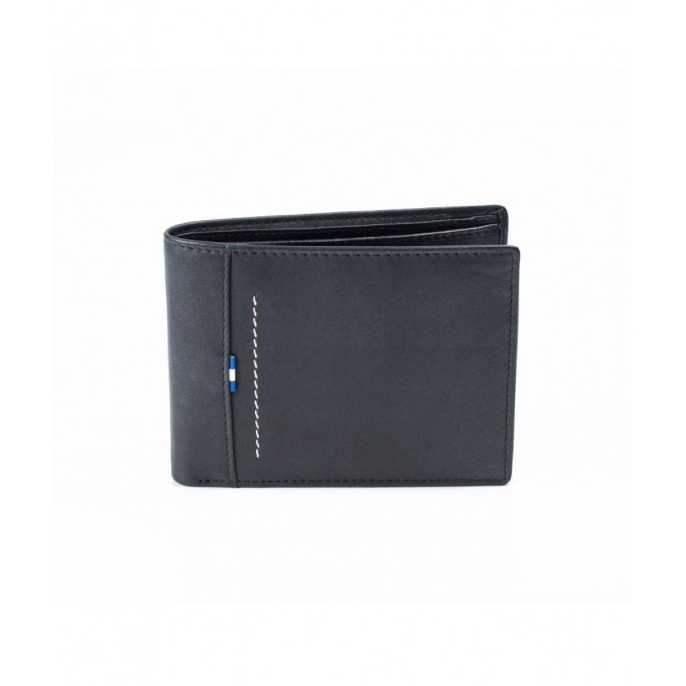 FETICHE ΑΝΔΡΙΚΟ ΔΕΡΜΑΤΙΝΟ ΠΟΡΤΟΦΟΛΙ RFID ΜΑΥΡΟ AN-5-947B