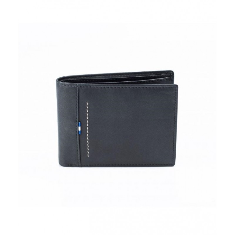 FETICHE ΑΝΔΡΙΚΟ ΔΕΡΜΑΤΙΝΟ ΠΟΡΤΟΦΟΛΙ RFID ΜΑΥΡΟ AN-5-947B