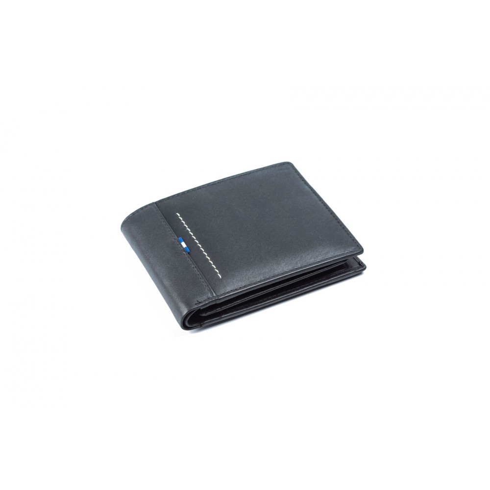 FETICHE ΑΝΔΡΙΚΟ ΔΕΡΜΑΤΙΝΟ ΠΟΡΤΟΦΟΛΙ RFID ΜΑΥΡΟ AN-5-947B