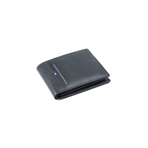 FETICHE ΑΝΔΡΙΚΟ ΔΕΡΜΑΤΙΝΟ ΠΟΡΤΟΦΟΛΙ RFID ΜΑΥΡΟ AN-5-947B