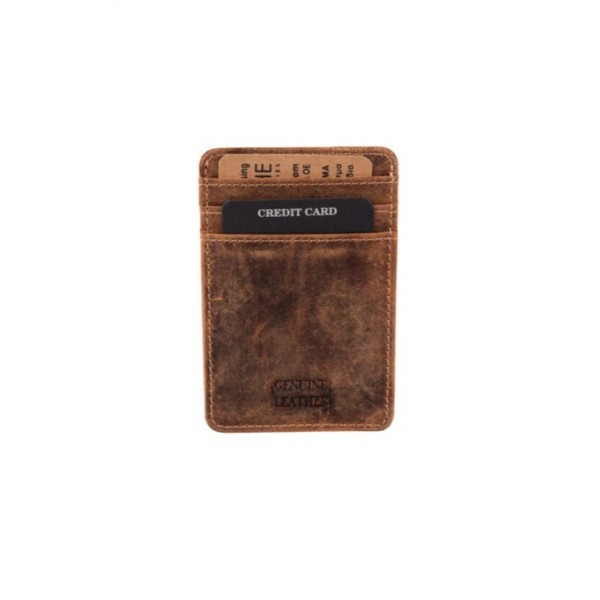 FETICHE LEATHER ΔΕΡΜΑΤΙΝΗ ΘΗΚΗ ΚΑΡΤΩΝ RFID ΚΑΦΕ HUR 10-569