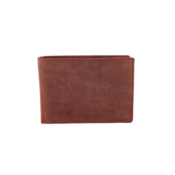 GINIS LEATHER ΑΝΔΡΙΚΟ ΔΕΡΜΑΤΙΝΟ ΠΟΡΤΟΦΟΛΙ ΜΠΟΡΝΤΟ L1558