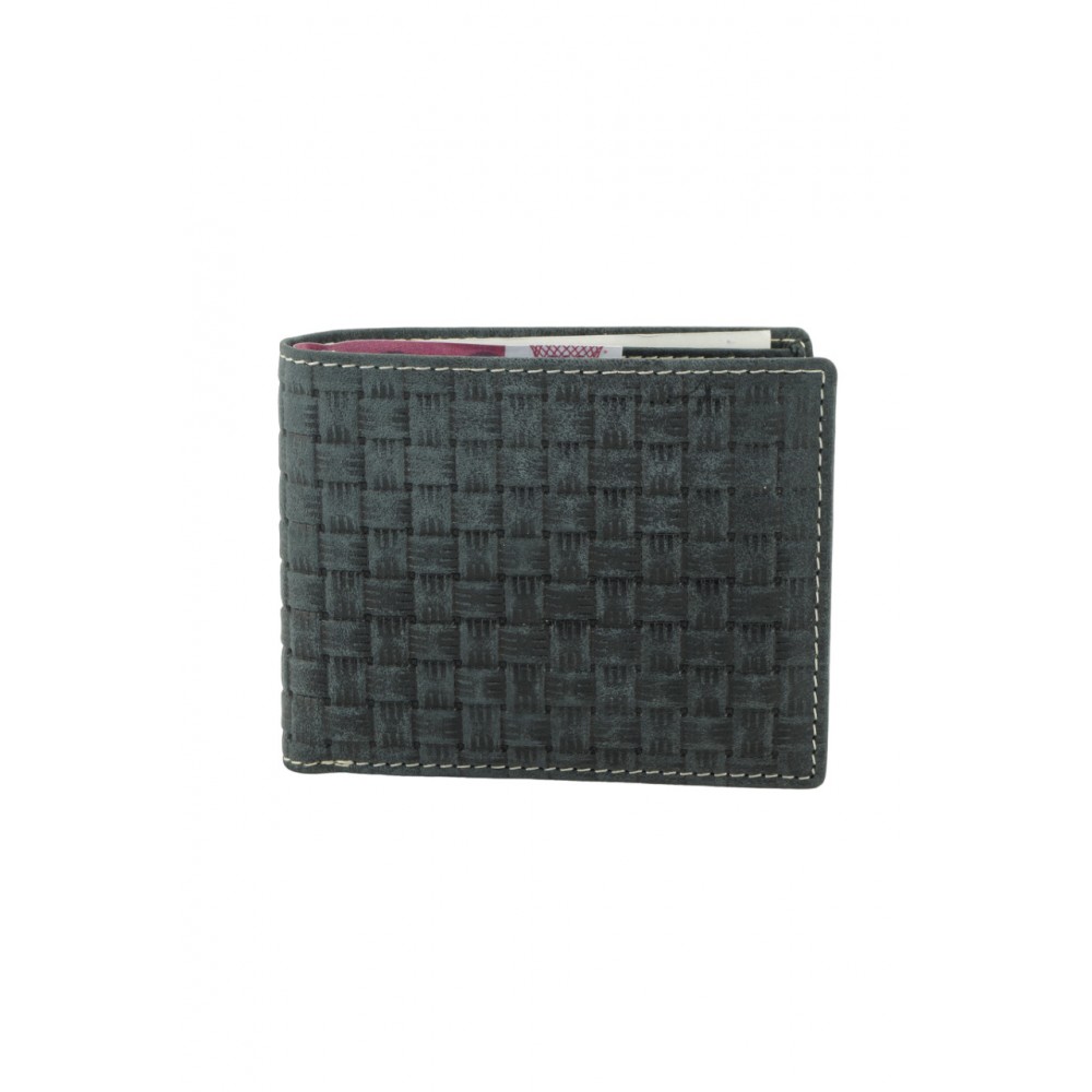 GINIS LEATHER ΑΝΔΡΙΚΟ ΔΕΡΜΑΤΙΝΟ ΠΟΡΤΟΦΟΛΙ RFID ΓΚΡΙ LS1-G