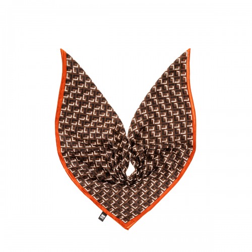 MODISSIMO ΓΥΝΑΙΚΕΙΟ ΜΑΝΤΗΛΙ ΜΕ ΓΕΩΜΕΤΡΙΚΑ ΣΧΕΔΙΑ ΚΑΦΕ 16-23892BR