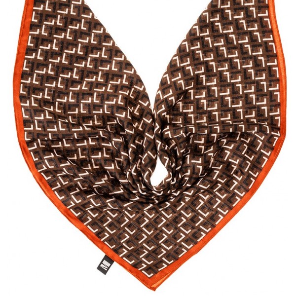 MODISSIMO ΓΥΝΑΙΚΕΙΟ ΜΑΝΤΗΛΙ ΜΕ ΓΕΩΜΕΤΡΙΚΑ ΣΧΕΔΙΑ ΚΑΦΕ 16-23892BR