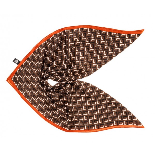 MODISSIMO ΓΥΝΑΙΚΕΙΟ ΜΑΝΤΗΛΙ ΜΕ ΓΕΩΜΕΤΡΙΚΑ ΣΧΕΔΙΑ ΚΑΦΕ 16-23892BR