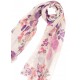 MODISSIMO ΓΥΝΑΙΚΕΙΟ ΦΟΥΛΑΡΙ-ΠΑΡΕΟ FLORAL PRINT ΛΙΛΑ 16-24097L