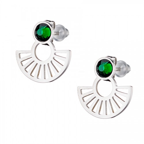 ΓΥΝΑΙΚΕΙΑ ΣΚΟΥΛΑΡΙΚΙΑ ΚΡΕΜΑΣΤΑ ΜΕ ΠΕΤΡΑ ΑΤΣΑΛΙ 316L ΑΣΗΜΙ N-02204