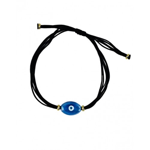 ΓΥΝΑΙΚΕΙΟ ΧΕΙΡΟΠΟΙΗΤΟ ΒΡΑΧΙΟΛΙ ΜΑΤΑΚΙ ΜΕ ΚΟΡΔΟΝΙ ΜΑΥΡΟ ROS-38