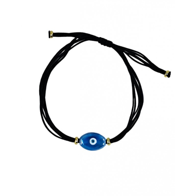 ΓΥΝΑΙΚΕΙΟ ΧΕΙΡΟΠΟΙΗΤΟ ΒΡΑΧΙΟΛΙ ΜΑΤΑΚΙ ΜΕ ΚΟΡΔΟΝΙ ΜΑΥΡΟ ROS-38