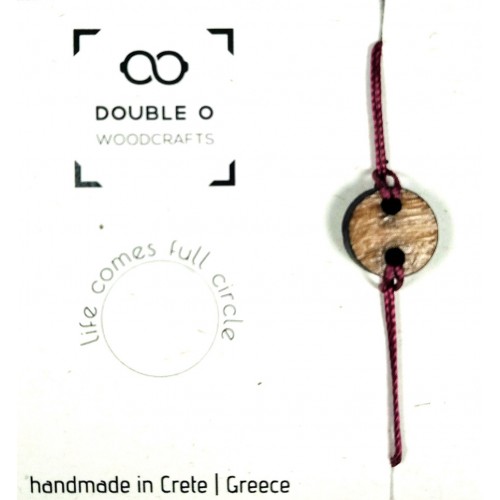 ΞΥΛΙΝΟ ΧΕΙΡΟΠΟΙΗΤΟ ΒΡΑΧΙΟΛΙ LIFE COMES FULL CIRCLE-1