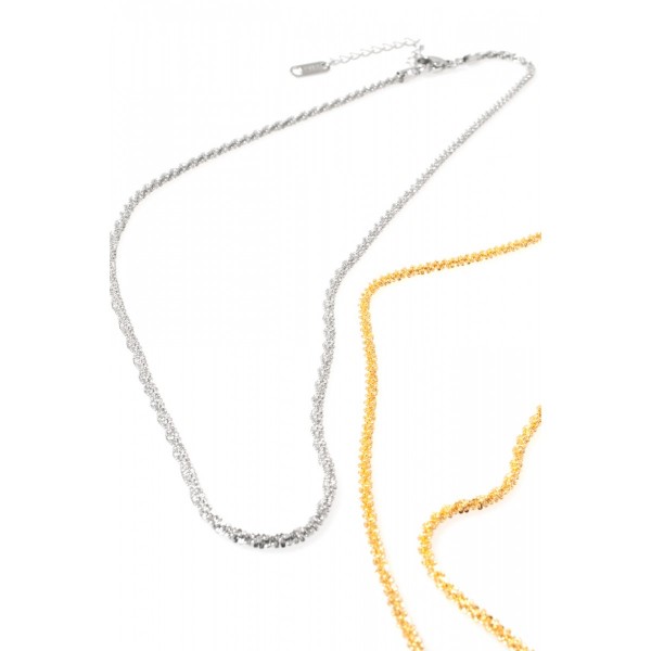 ΓΥΝΑΙΚΕΙΟ ΚΟΛΙΕ ΑΛΥΣΙΔΑ ΑΤΣΑΛΙ 316L ΧΡΥΣΟ SC426