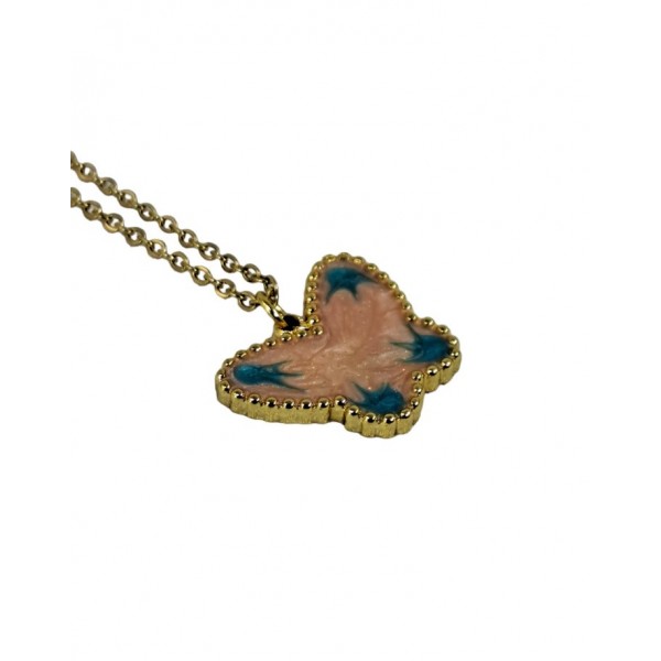 ΓΥΝΑΙΚΕΙΟ ΧΕΙΡΟΠΟΙΗΤΟ ΚΟΛΙΕ ΠΕΤΑΛΟΥΔΑ ΑΤΣΑΛΙ 316L ΧΡΥΣΟ ROS85