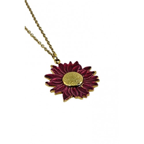 ΓΥΝΑΙΚΕΙΟ ΧΕΙΡΟΠΟΙΗΤΟ ΚΟΛΙΕ ΛΟΥΛΟΥΔΙ ΑΤΣΑΛΙ 316L ΧΡΥΣΟ ROS86-2