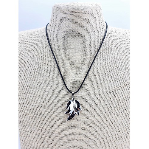 ΓΥΝΑΙΚΕΙΟ ΚΟΛΙΕ ΜΕ ΑΣΗΜΕΝΙΟ ΦΥΛΛΟ KR-18-A