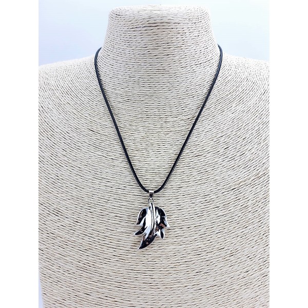 ΓΥΝΑΙΚΕΙΟ ΚΟΛΙΕ ΜΕ ΑΣΗΜΕΝΙΟ ΦΥΛΛΟ KR-18-A