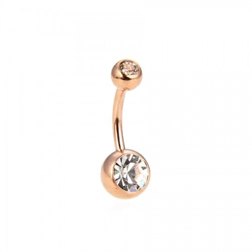 ΣΚΟΥΛΑΡΙΚΙ ΑΦΑΛΟΥ ΑΤΣΑΛΙ ROSE GOLD ME ΣΤΡΑΣ