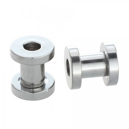 ΣΚΟΥΛΑΡΙΚΙ ΑΤΣΑΛΙ FLESH TUNNEL ΑΣΗΜΙ 4MM 