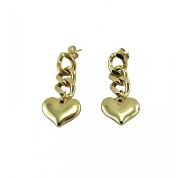 ΓΥΝΑΙΚΕΙΑ ΣΚΟΥΛΑΡΙΚΙΑ ΚΑΡΔΙΕΣ ΜΕ ΑΛΥΣΙΔΑ ΑΤΣΑΛΙ 316L ΧΡΥΣΟ 