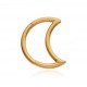 ΣΚΟΥΛΑΡΙΚΙ SEGMENT RING MOON 10MM ΑΤΣΑΛΙ 316L ΧΡΥΣΟ S90081-1