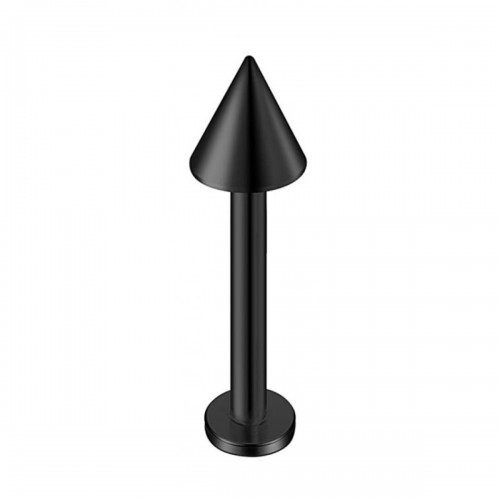  ΣΚΟΥΛΑΡΙΚΙ LABRET ΑΤΣΑΛΙ ΜΑΥΡΟ ΜΕ ΚΩΝΟ 8MM