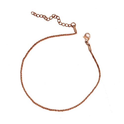  ΑΛΥΣΙΔΑ ΠΟΔΙΟΥ ΑΤΣΑΛΙ 316L ROSE GOLD 790154