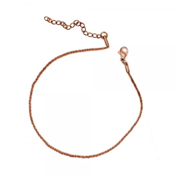  ΑΛΥΣΙΔΑ ΠΟΔΙΟΥ ΑΤΣΑΛΙ 316L ROSE GOLD 790154