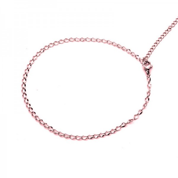 ΑΛΥΣΙΔΑ ΠΟΔΙΟΥ ΑΤΣΑΛΙ ROSE GOLD
