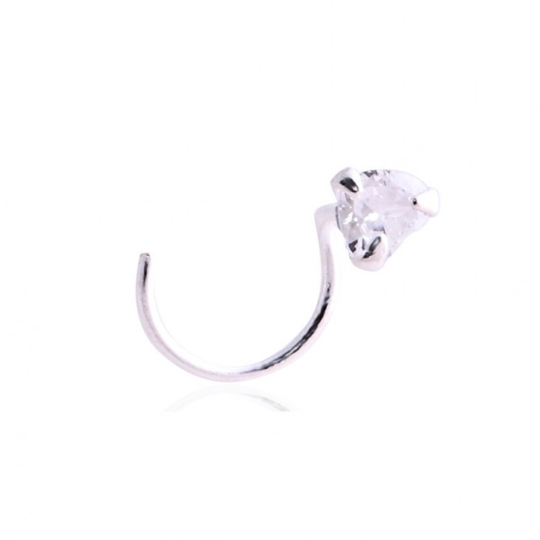 ΣΚΟΥΛΑΡΙΚΙ ΜΥΤΗΣ CZ HEART NOSE SCREW 2.5MM N1O272