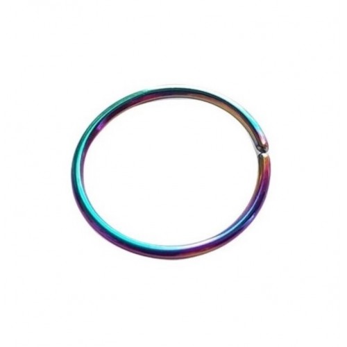 ΚΡΙΚΑΚΙ ΜΥΤΗΣ 0,8x10ΜΜ SURGICAL STEEL 316L RAINBOW