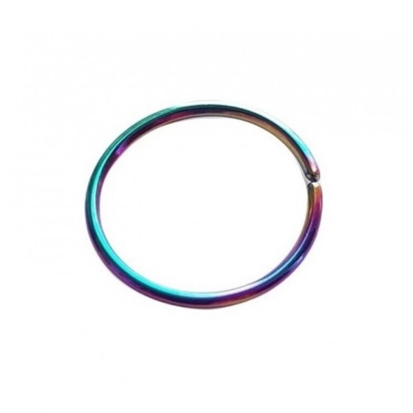 ΚΡΙΚΑΚΙ ΜΥΤΗΣ 0,8x10ΜΜ SURGICAL STEEL 316L RAINBOW