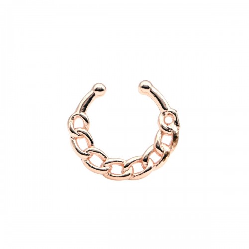 ΣΚΟΥΛΑΡΙΚΙ FAKE SEPTUM ΑΤΣΑΛΙ 316L ROSE GOLD 8MM S90011
