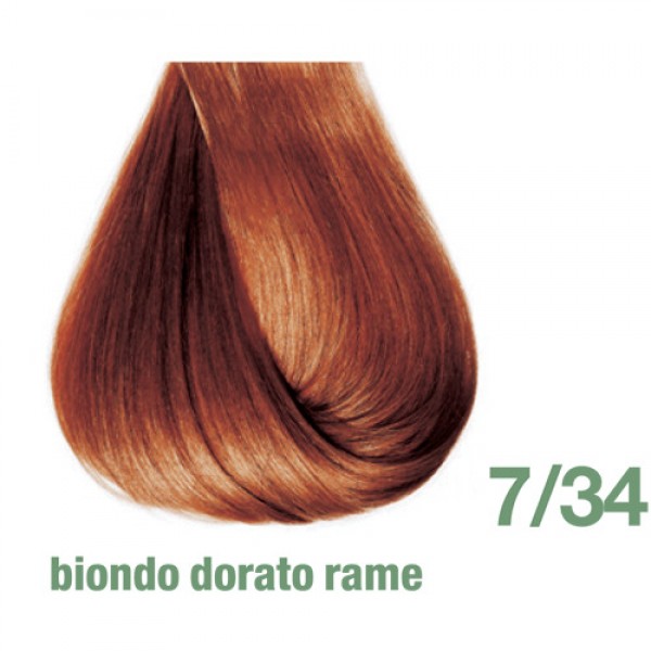 PRO COLOR ΒΑΦΗ ΜΑΛΛΙΩΝ 7/34 ΞΑΝΘΟ ΝΤΟΡΕ ΧΑΛΚΙΝΟ 100ml 