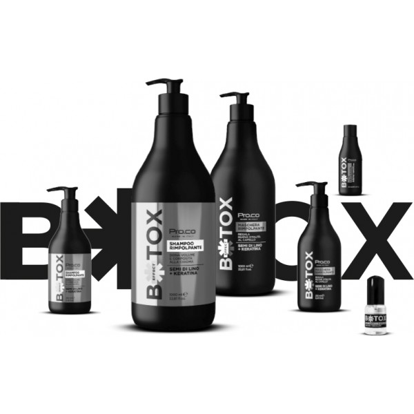 PRO.CO ΜΑΣΚΑ ΜΑΛΛΙΩΝ BOTOX EFFECT ΜΕ ΚΕΡΑΤΙΝΗ ΚΑΙ ΛΙΝΑΡΟΣΠΟΡΟ 250 ML