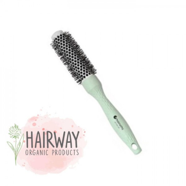 HAIRWAY ΘΕΡΜΙΚΗ ΒΟΥΡΤΣΑ ORGANICA ECOLINE GREEN 25MM