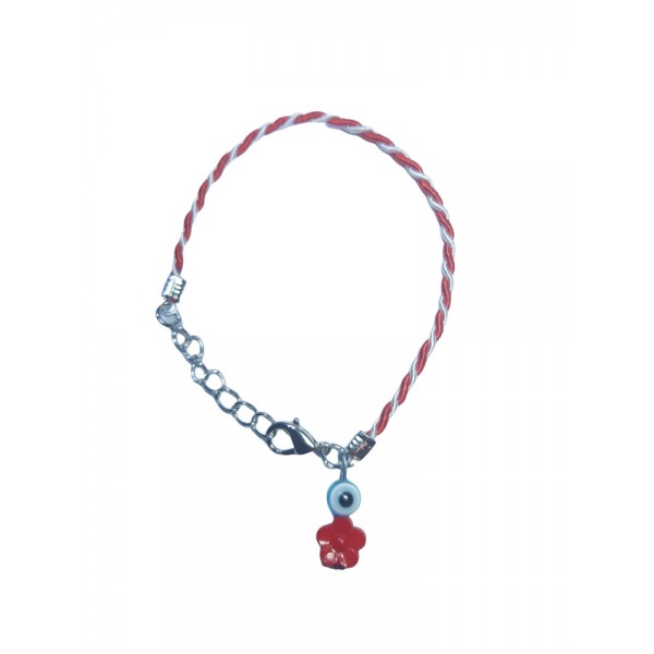 ΧΕΙΡΟΠΟΙΗΤΟ ΒΡΑΧΙΟΛΙ ΜΑΡΤΗΣ ΜΕ ΜΑΤΑΚΙ ΚΑΙ ΛΟΥΛΟΥΔΙ