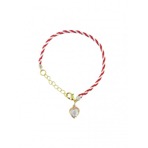 ΧΕΙΡΟΠΟΙΗΤΟ ΒΡΑΧΙΟΛΙ ΜΑΡΤΗΣ ΜΕ ΠΕΤΡΑ ΣΕ ΣΧΗΜΑ ΚΑΡΔΙΑΣ