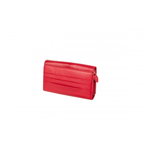 FETICHE LEATHER RFID ΓΥΝΑΙΚΕΙΟ ΔΕΡΜΑΤΙΝΟ ΠΟΡΤΟΦΟΛΙ ΚΟΚΚΙΝΟ GN 3-816