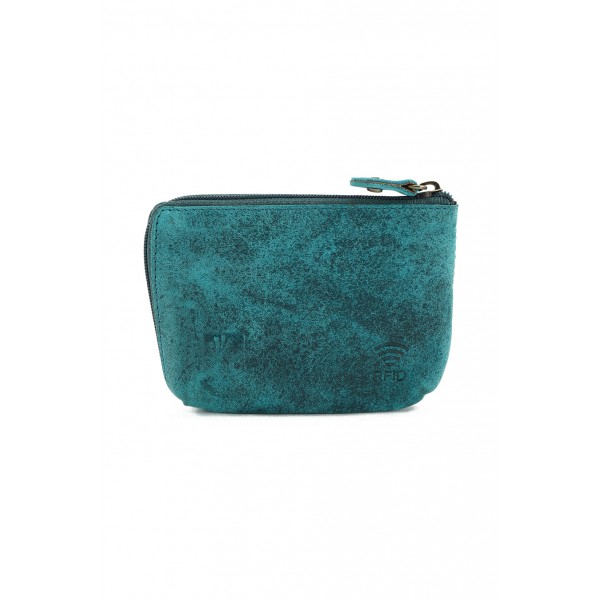 FETICHE LEATHER ΓΥΝΑΙΚΕΙΟ ΔΕΡΜΑΤΙΝΟ ΠΟΡΤΟΦΟΛΙ RFID ΜΙΚΡΟ ΠΕΤΡΟΛ HUR 10-845